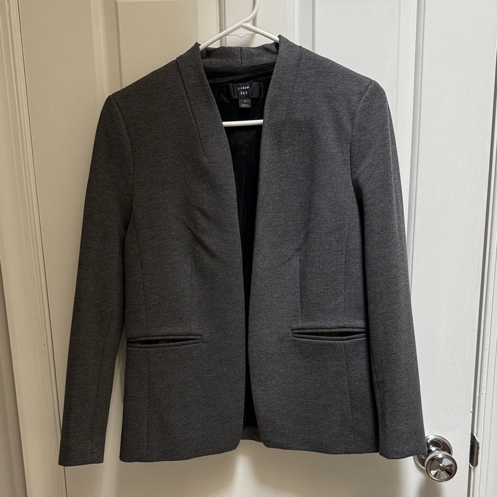 J. Crew Charcoal Blazer